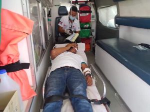 Equipo de prensa del canal 25 de Santiago sufre accidente de tránsito en Bonao 1 IMG 20210808 WA0050